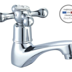 Robinet de lave-mains eau froide chrome, EDOUARD ROUSSEAU Vintae