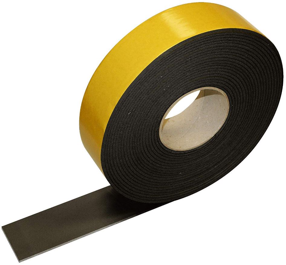 Ruban isolant adhésif en élastomère 15 m x 50 mm x 3 mm SAGI K-FLEX TA15052