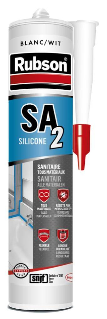 Mastic d'étanchéité cuisine et bain SA2 RUBSON blanc 280ml