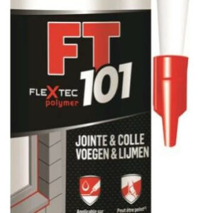 Mastic d'étanchéité toute destination RUBSON qualité pro Ft101 280 ml noir