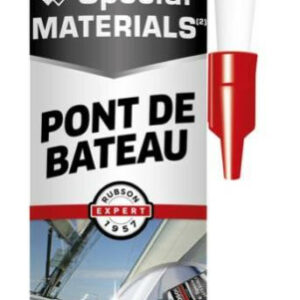 Mastic d'étanchéité usage spécifique pont de bateaux RUBSON noir 280ml