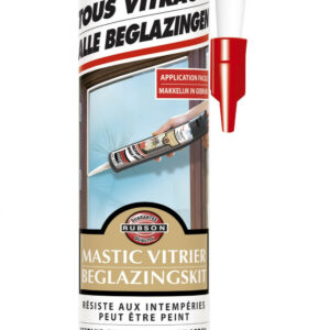 Mastic d'étanchéité vitrier RUBSON Isolation 280 ml blanc