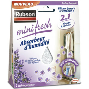 RUBSON Minifresh lavande placard absorbeur d'humidité, 2 m²