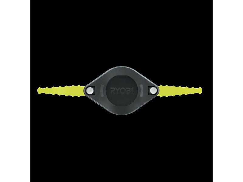 Tete double lames dentelees RYOBI pour coupe-bordures 18 et 36 V