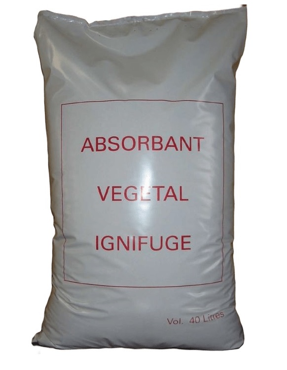 Sac de 40 L absorbant végétal ignifugé SICSA F800002