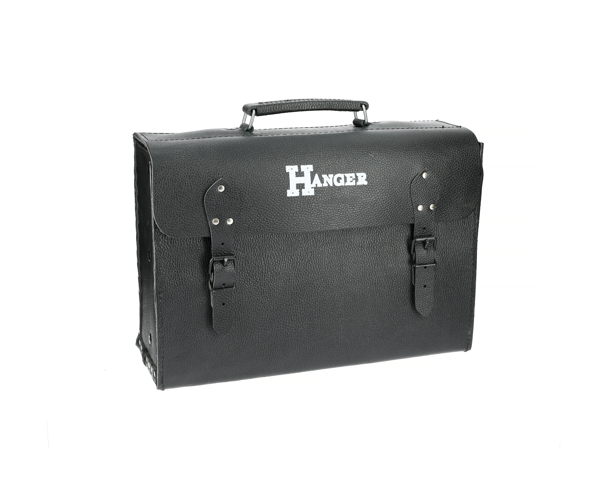 Sac porte-outil noir en cuir 41 x 28 x 15 cm HANGER 510010