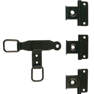 Sachet accessoires espagnolette plate éco noir TORBEL 0612S14
