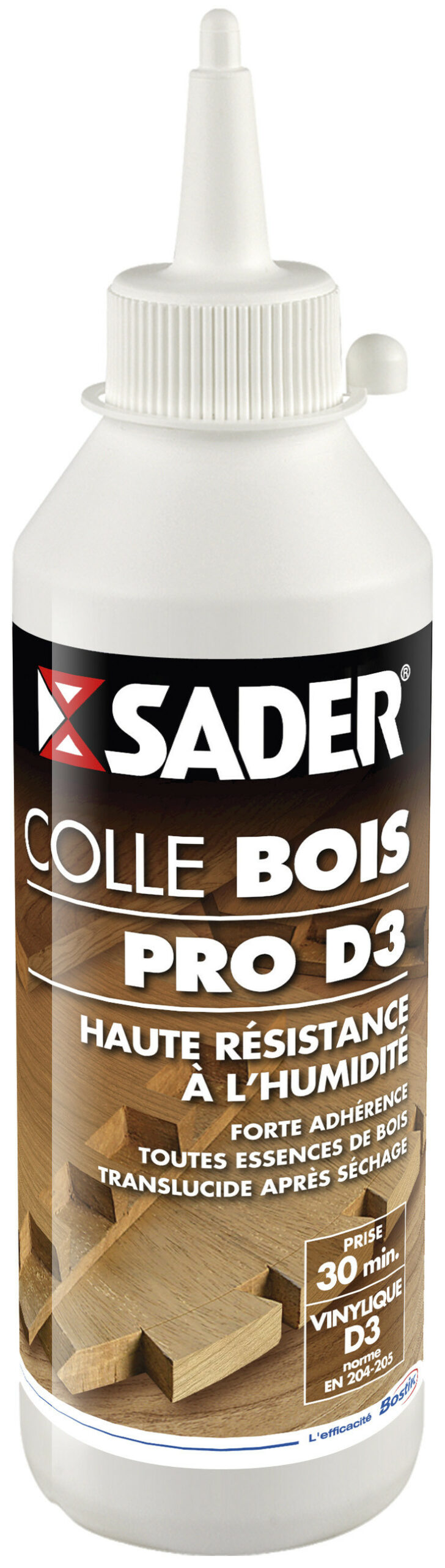 Colle à bois progressive Pro d3 SADER, 250g