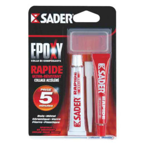Colle époxy rapide 2 tubes de 15 ml