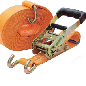 Sangle d'arrimage à crochets bord de rive écartés 5 T orange 9 m x 50 mm MURTRA NP5000/63-9