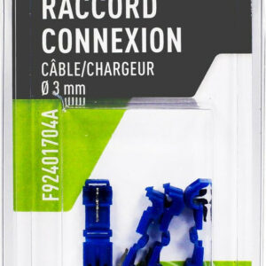 4 raccords de connexion cable/chargeur pour robots tondeuses