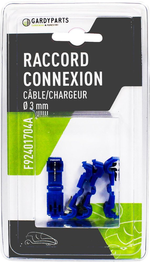 4 raccords de connexion cable/chargeur pour robots tondeuses