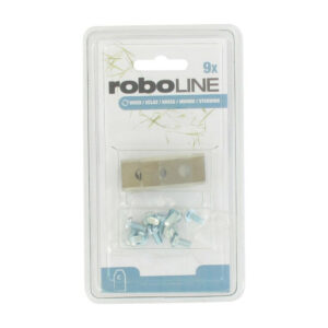 9 lames pour robots tondeuse