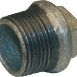 Bouchon pour pour tube en acier galvanisé, male diam. 26 x 34 mm