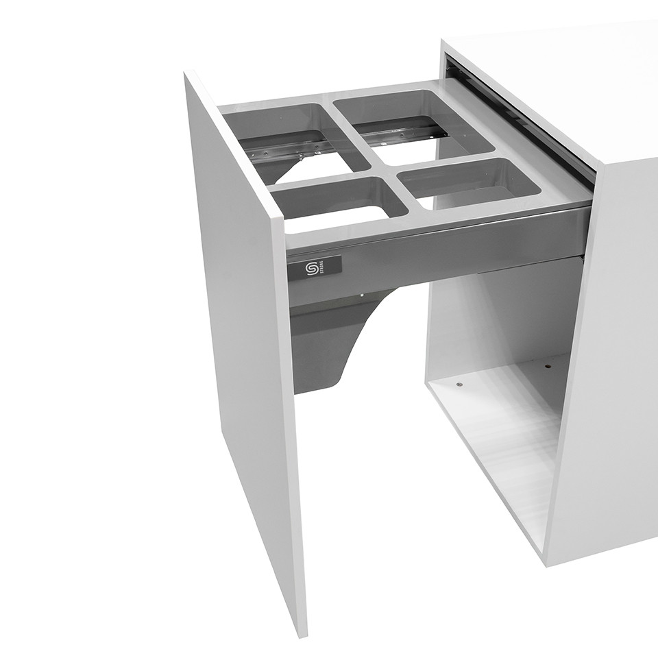 Cadre de tri à déchets72l 2x27l + 2x9l