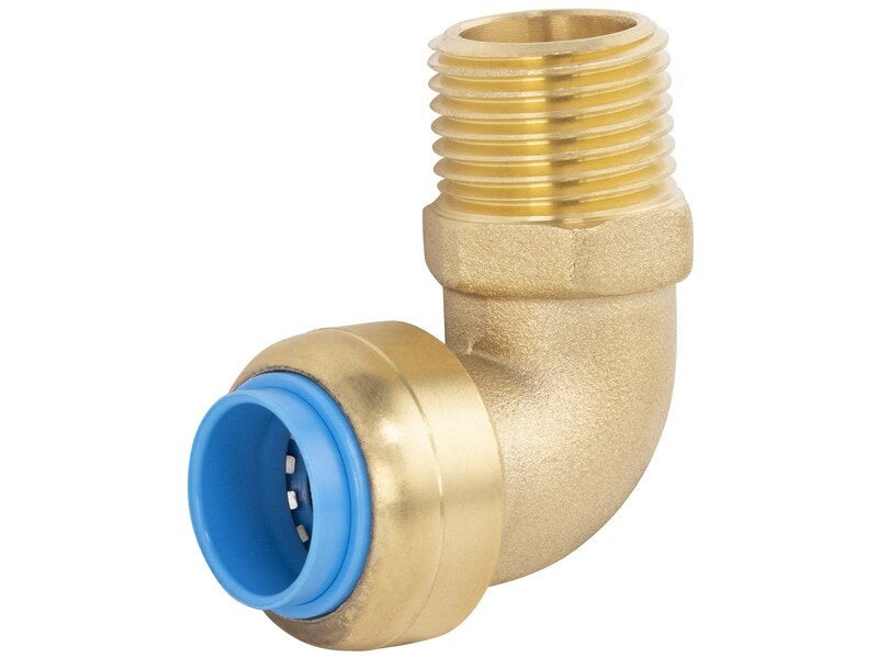 Coude de filetage male laiton D.14 pour tube en multicouc