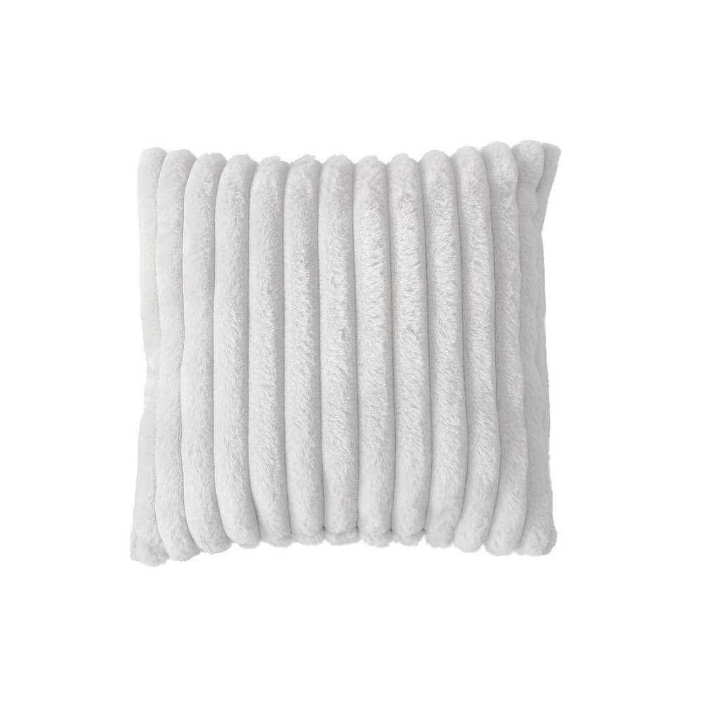 Coussin Dehli, blanc l.45 x L.45 cm
