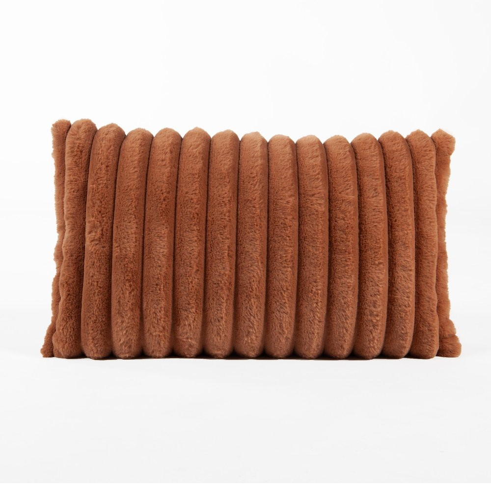 Coussin Dehli, noisette l.50 x H.30 cm