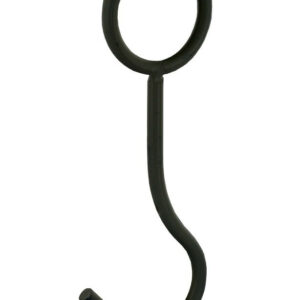 Crochet à suspendre noir l.4.5mm