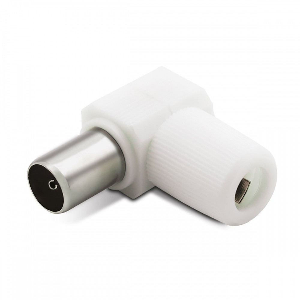 Fiche coudee TV femelle 9.52mm, Metronic