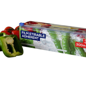 Film fraîcheur alimentaire étirable pro en cutter box et zip 300 m x 30 cm