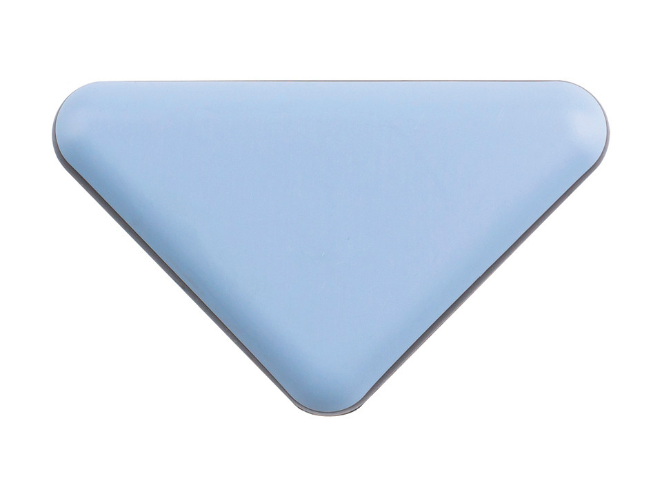 Glissière pour pied de meuble a coller avec téflon dim. 35 x 35 x 45mm