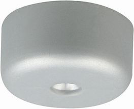 Glissière pour pied de meuble a vis 40mm gris