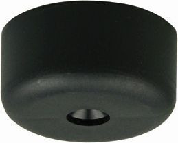 Glissière pour pied de meuble vis 40mm noir