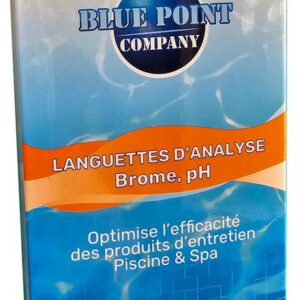 Languettes d'analyse pour piscine brome, ph