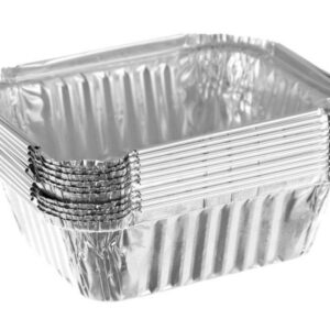 Lot de 10 barquettes aluminium 0.5L