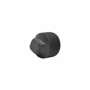 Lot de 2 bouchons rentrant pour tube de penderie, MyTube, diam.25mm, noir mat