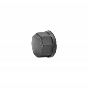 Lot de 2 bouchons sortant pour tube de penderie, MyTube, diam.25 mm, noir mat