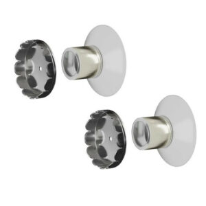 Lot de 2 porte-savons ventouse BIOM aimantés
