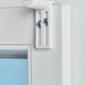 Lot de 2 supports sans perçage blanc pour tous types de stores