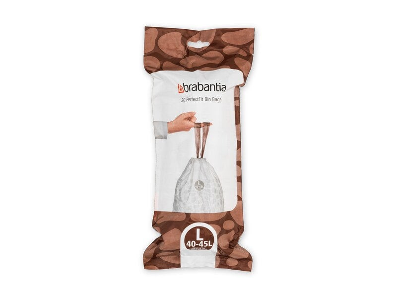 Lot de 20 sacs-poubelle BRABANTIA code L 45l