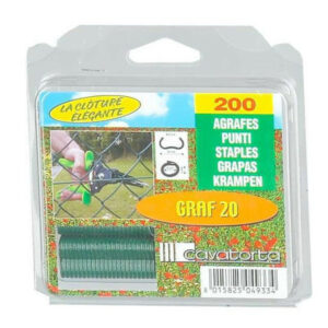 Lot de 200 agrafes Graf 20, vert