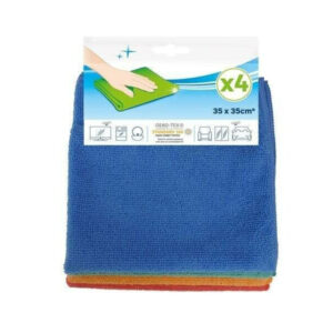 Lot de 4 microfibres nettoyage quotidien polyester