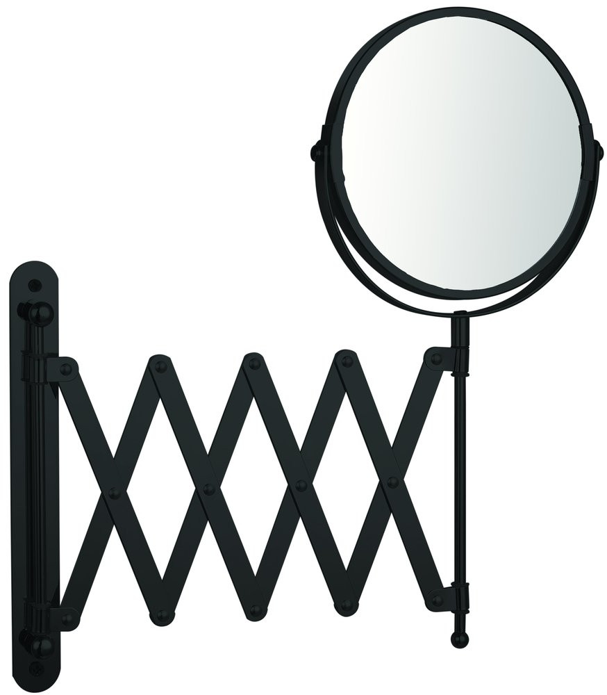 Miroir grossissant x 3 rond à fixer, H.15 x l.15 x P.0.5 cm