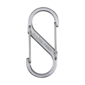 Mousqueton double entrée inox argenté 5cm 4,5kg nite ize