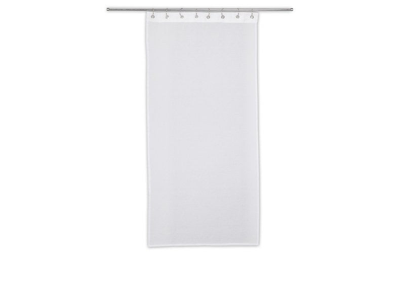 Paire de vitrages tamisant Cleo blanc l. 60 x H. 120 cm