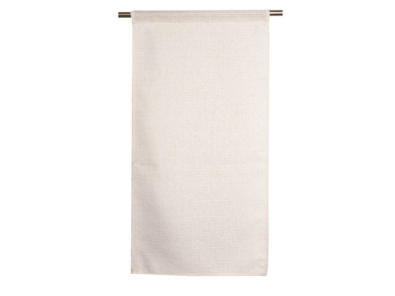 Paire de vitrages tamisant Lazaro ecru et dore l. 60 x H. 120 cm