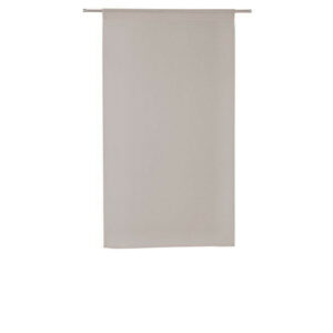 Paire de vitrages tamisant Leo gris poivre n5 l. 60 x H. 120 cm