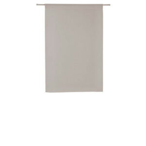 Paire de vitrages tamisant Leo gris poivre n5 l. 60 x H. 90 cm
