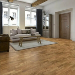 Parquet bois contrecollé Medio Chêne Blond Vitrifié S Multifrise 1Px