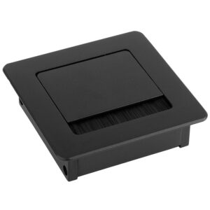 Passe-câble ALU 100x100x29mm noir