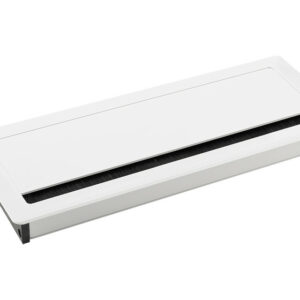 Passe-câble ALU 240x100x29mm blanc