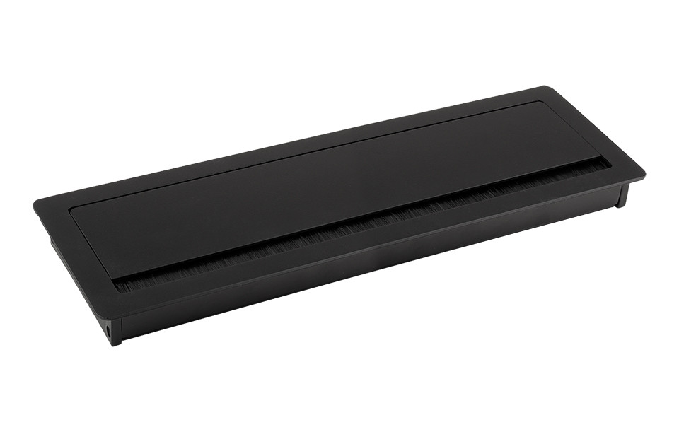 Passe-câble ALU 300x100x29mm noir