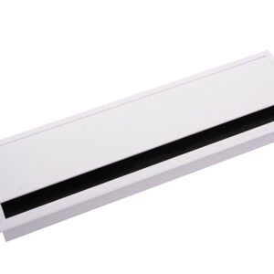 Passe-câble ALU 320x100x25 blanc