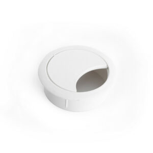 Passe-câble plastique 60mm blanc