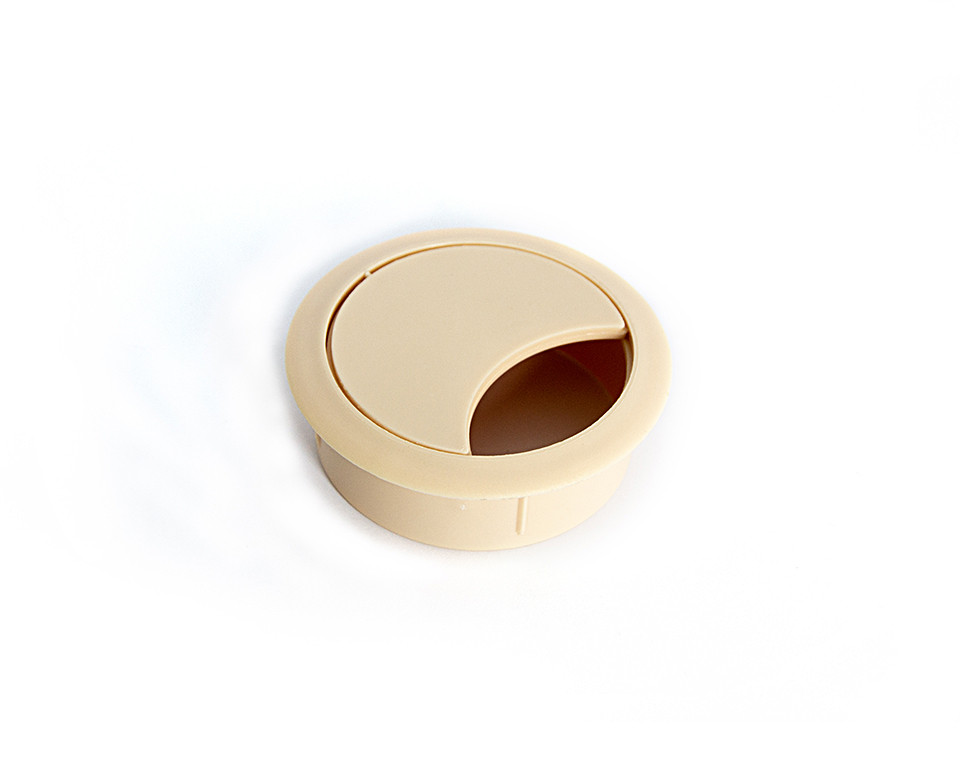 Passe-câble plastique 60mm bouleau/érable